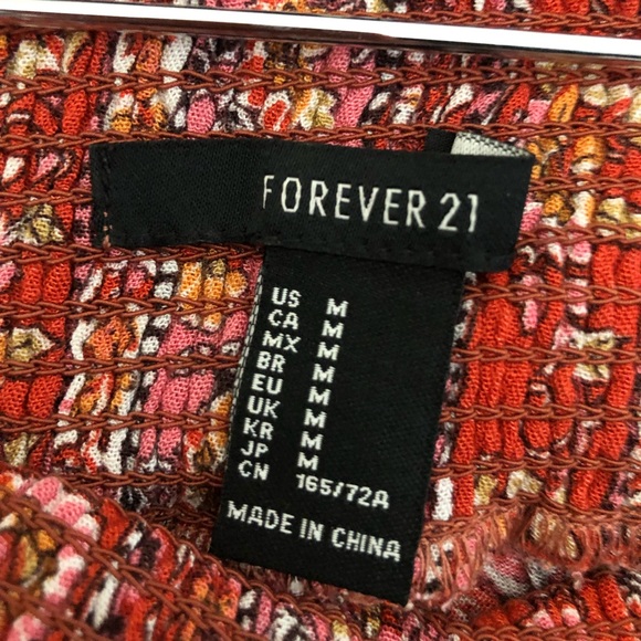 Forever 21 Paisley Floral Skort Size M - Picture 4 of 4